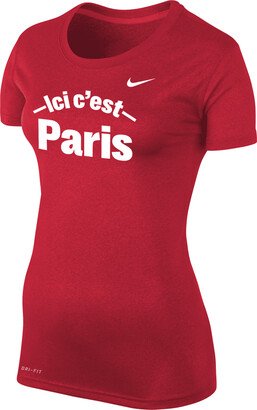 Paris Saint-Germain Women's Dri-FIT T-Shirt in Red