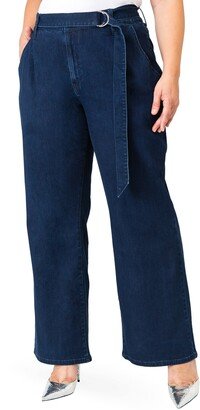 Zahra Belted Denim Pants