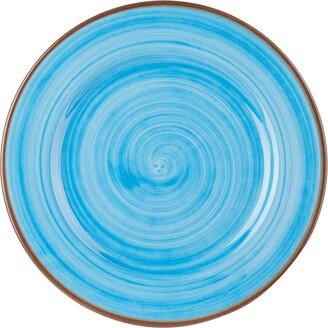 Mario Luca Giusti Blue Saint Tropez Medium Dinner Plate Set, 6 pcs