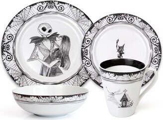 Ukonic The Nightmare Before Christmas 16-Piece Ceramic Dinnerware Set