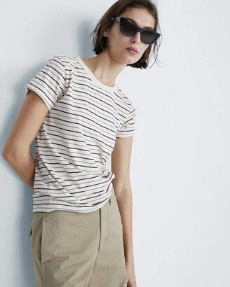 The Slub Stripe Tee Pima Cotton Tee