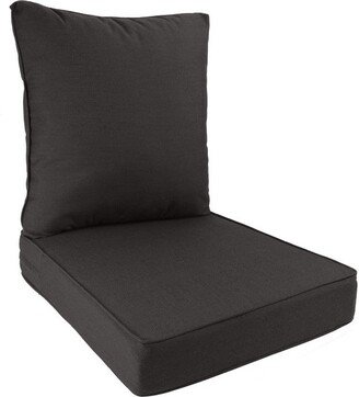 Sunbrella Gusseted & Corded Deep Seat Cushion Set