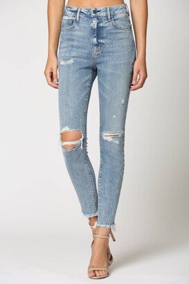 Hidden Landry High Rise Skinny Jean In Light Medium Wash