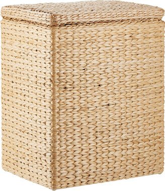 The Rectangular Artisan Rush Hamper Natural