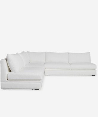 Lulu and Georgia Winona Armless Corner Sectional Sofa