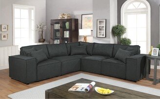 Modular Linen Sectional Sofa