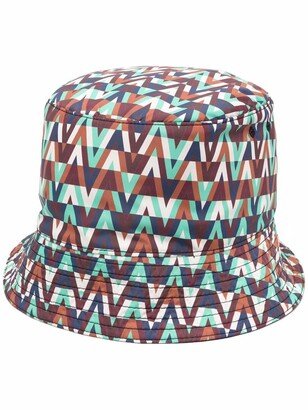 Optical Valentino bucket hat