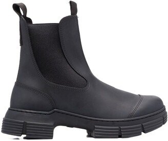 chunky slip-on Chelsea boots