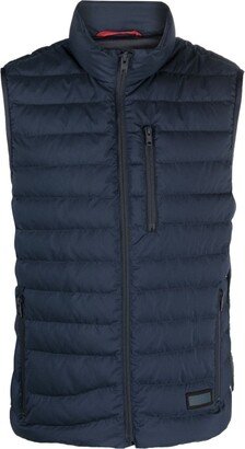 High-Neck Padded Gilet-AI