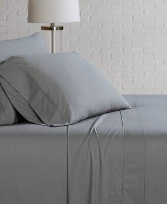 Solid Cotton Percale Sheet Set Collection