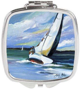 JMK1232SCM Two & a Sailboat Compact Mirror