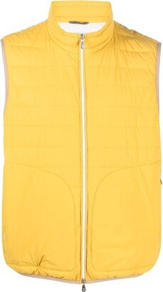 Feather-Down Padded Gilet-AA
