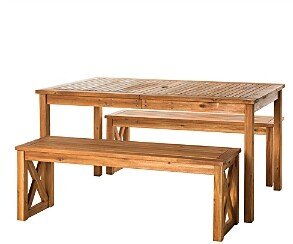 Patio 3 Piece Dining Table Set