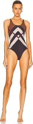 Cleddau One Piece Swimsuit in Black