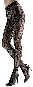 Lace Cut Out Fishnet Tights