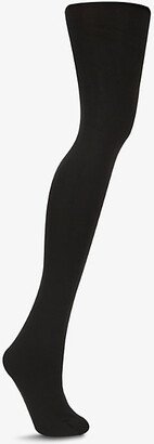 Hedoine Womens Black The Bold 100 Denier Stretch-woven Tights