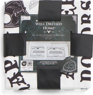 2pk Spirit Board Pillowcase Set