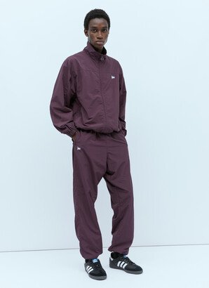 Patta Logo Embroidery Track Pants - Man Track Pants Purple Xl