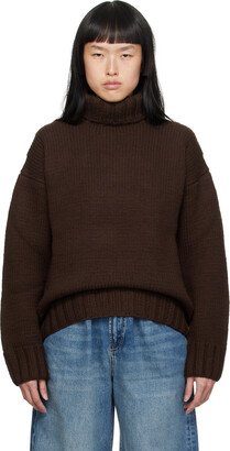 Brown Bluto Wolf Turtleneck