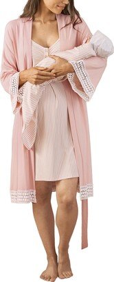 Hospital Pack Nursing Nightgown, Robe & Baby Wrap