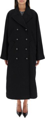 Long-Sleeved Double-Breasted Coat-AC