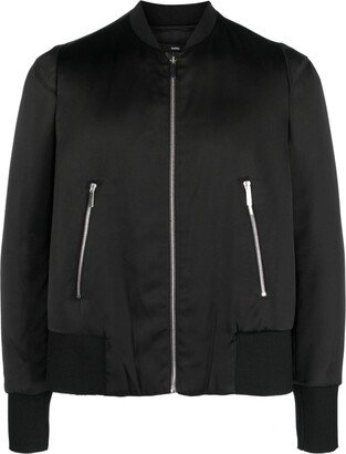 SAPIO Satin-Finish Bomber Jacket