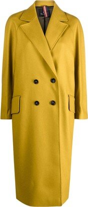 Double-Breasted Wool-Blend Coat-AJ