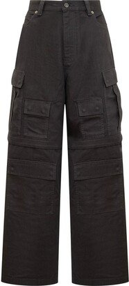 Wide-Leg Cargo Trousers-AR