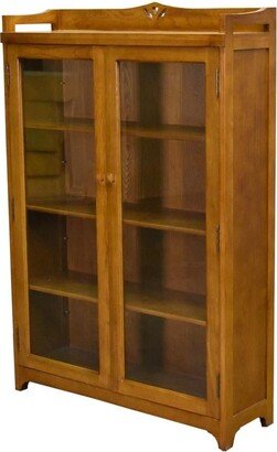 Crafters and Weavers Mission Bookcase / Curio Cabinet