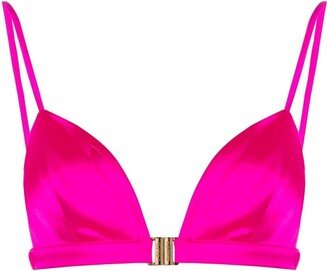 Jayne triangle-cup bralette