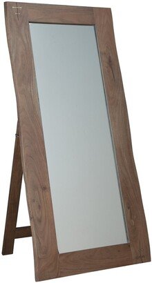 Accents Floor Mirror with Stand - brown