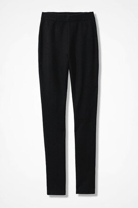 Women's Ponte Perfect Slim-Leg Leggings - Black - PXS - Petite Size