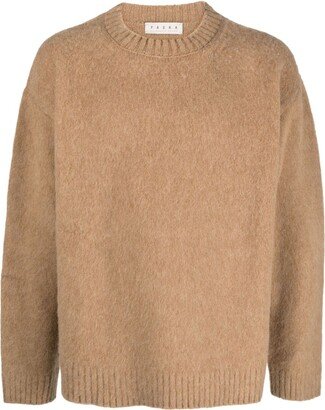 Ribbed-Trim Virgin Wool Jumper