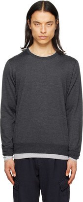 Gray Wells Reversible Sweater