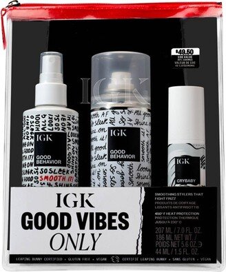 Good Vibes Only Smoothing Frizz Fighters Gift Set - 5.6oz - Ulta Beauty