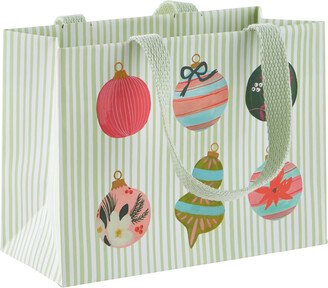 Caspari Small Horizontal Tote Painted Ornaments