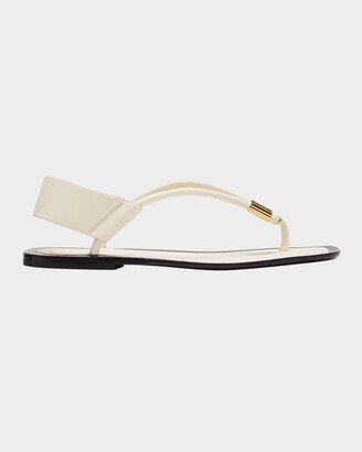 Devoe Leather Thong Sandals