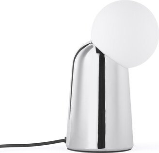 La Redoute Interieurs Bolado Metal and Opaline Glass Table Lamp