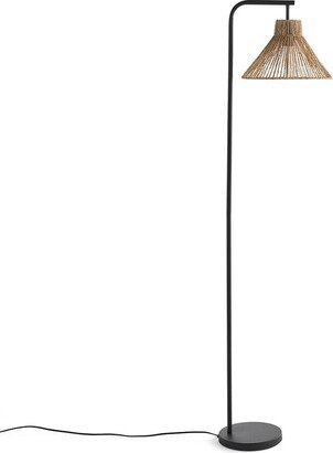 La Redoute Interieurs Yaku Metal and Hemp Floor Lamp