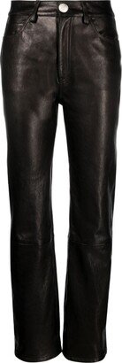 The Danielle leather trousers