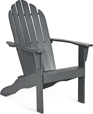 Outdoor Adirondack Chair Solid Wood Durable Patio Garden - See Details