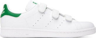 White & Green Stan Smith Sneakers