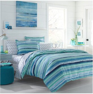 Poppy & Fritz Alex Aqua Duvet/Sham Set