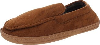 Heat-Xertia Mens Faux Suede Slip On Moccasin Slippers