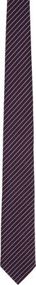 Burgundy Striped Tie