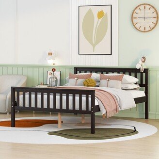 GEROJO Modern Wood Platform Bed with Headboard, Durable Frame, Enhanced Stability, and Space-Saving