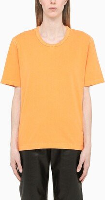 Orange crewneck t-shirt