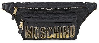 Logo Quilted Belt Bag