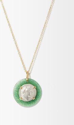 Ariarthes Vii Silver-coin & 18kt Gold Necklace