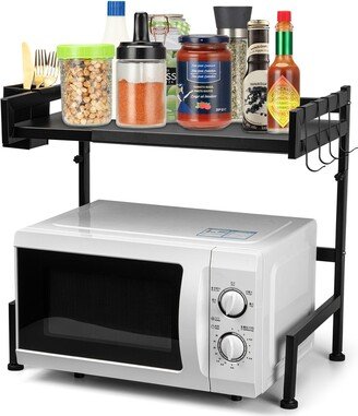 GlowSol Extendable Microwave Oven Rack